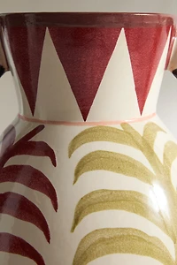 VASE CÉRAMIQUE À DEUX ANSES