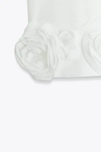TEXTURED ROSE T-SHIRT