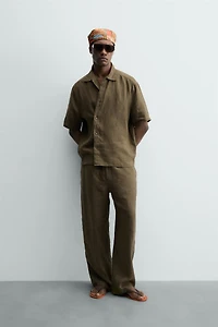 100% LINEN RELAXED FIT SHIRT