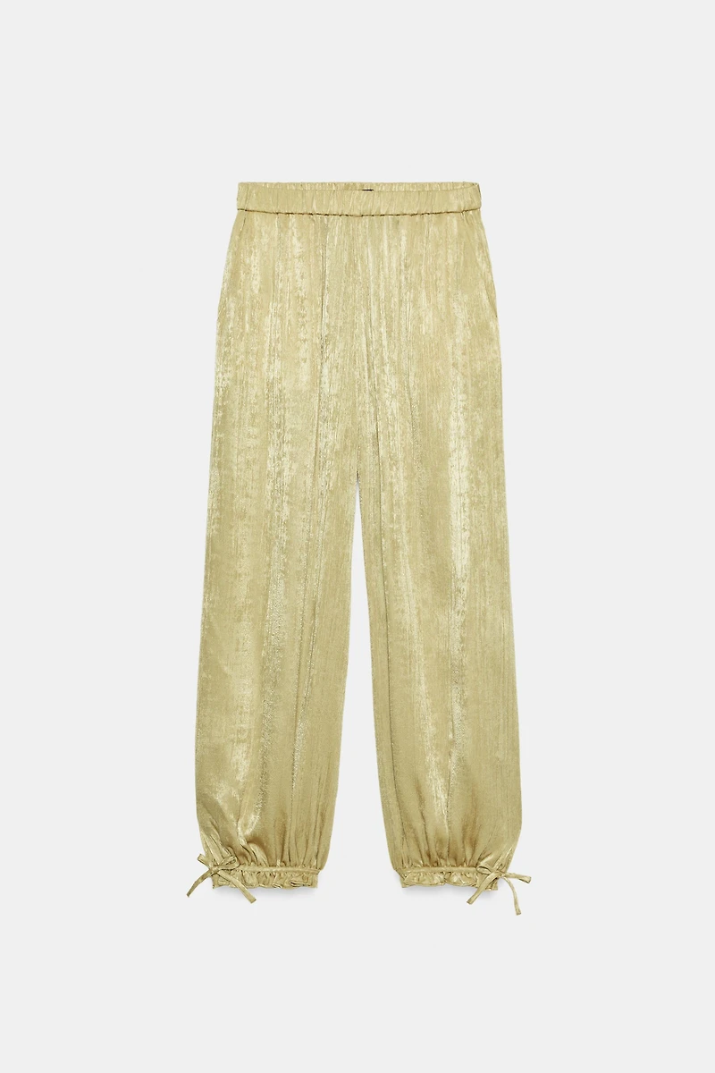 ELASTIC WAISTBAND BLOOMER PANTS