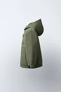 LINED HOODED JACKET