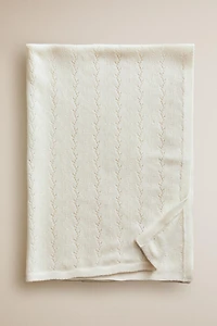 BABY CASHMERE KNIT BLANKET