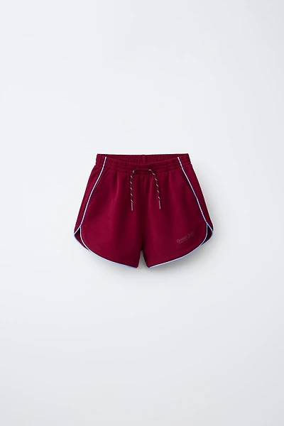 CONTRAST MODAL ATHLETIC SHORTS
