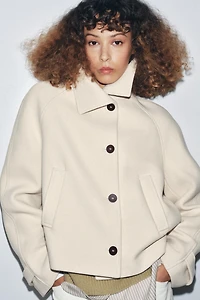 ZW COLLECTION WOOL SHORT COAT