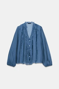 RUFFLED BLOUSE