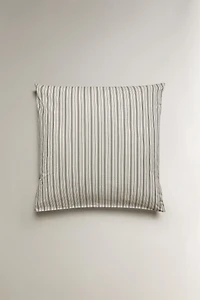 STRIPED PERCALE DUVET COVER