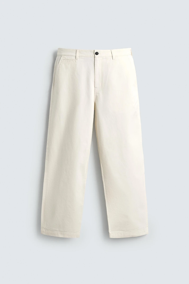 STRAIGHT FIT CHINO PANTS