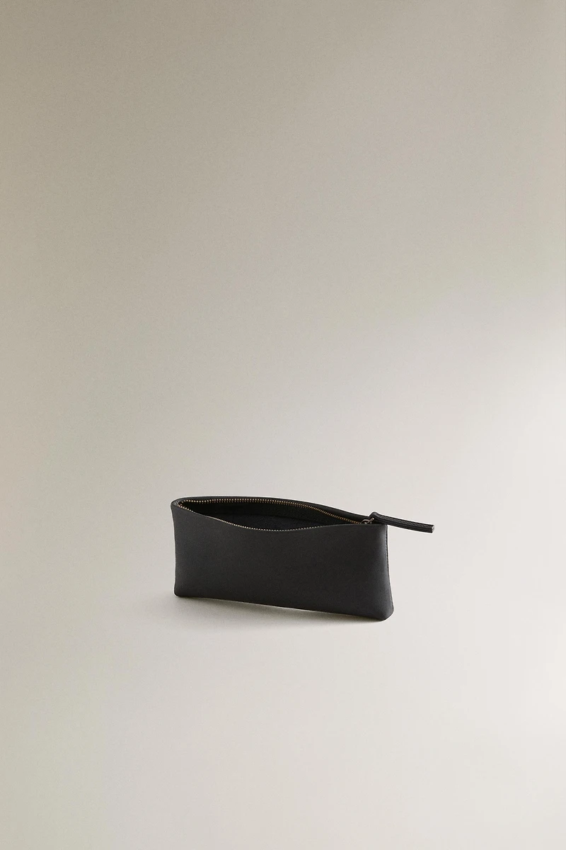 LEATHER OBJECT HOLDER CASE