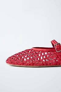 OPENWORK BALLET FLATS