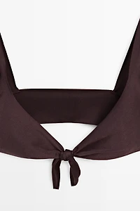 Shimmery bikini top