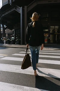POPLIN SHIRT WITH TABS