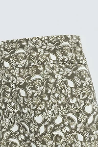 FRUIT PRINT MID-LENGTH SWIMSUIT