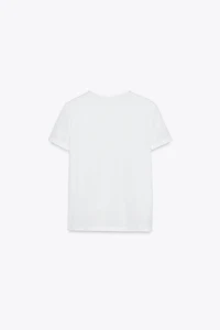 T-SHIRT EN COTON MERCERISÉ