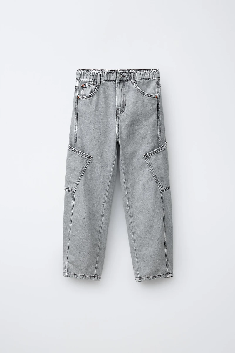 CARGO BAGGY JEANS