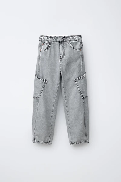CARGO BAGGY JEANS