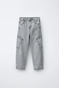 CARGO BAGGY JEANS