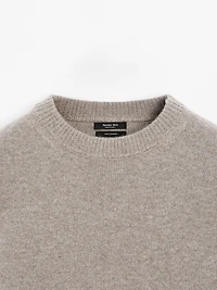 Oversize cashmere knit sweater
