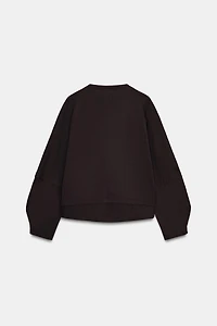COMBINED POPLIN T-SHIRT