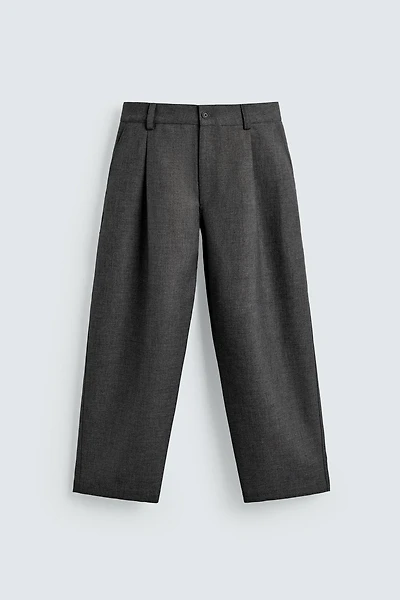 PANTALON BALLOON FIT À PLIS