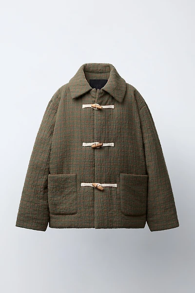PLAID FIREMAN CLASP JACKET