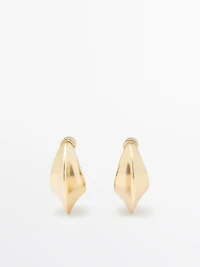 Boucles d'oreilles anneaux lune