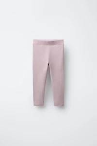 TWO-PACK PLAIN AND PRINTED LEGGINGS