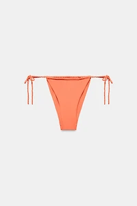SOLID RUCHED BIKINI BOTTOMS