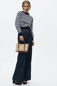 WOVEN MINI TOTE BAG