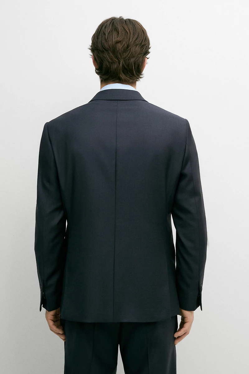 100% wool suit blazer