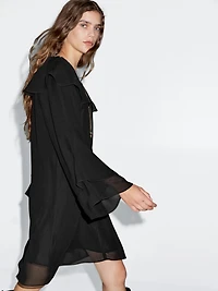 Short ruffled dress