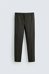 JOGGER WAIST STRETCH PANTS