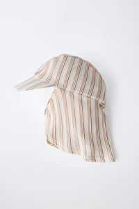 BONNET DE BAIN À RAYURES