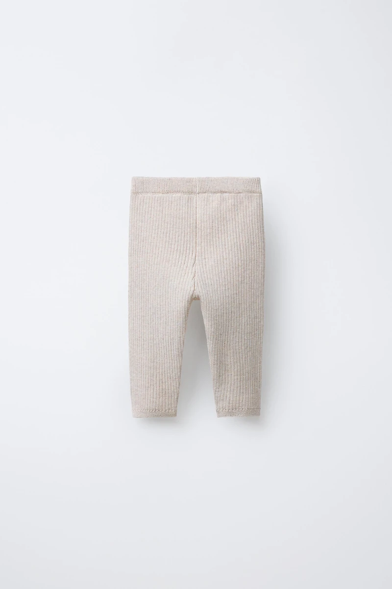 LEGGING CÔTELÉ À BOUTONS