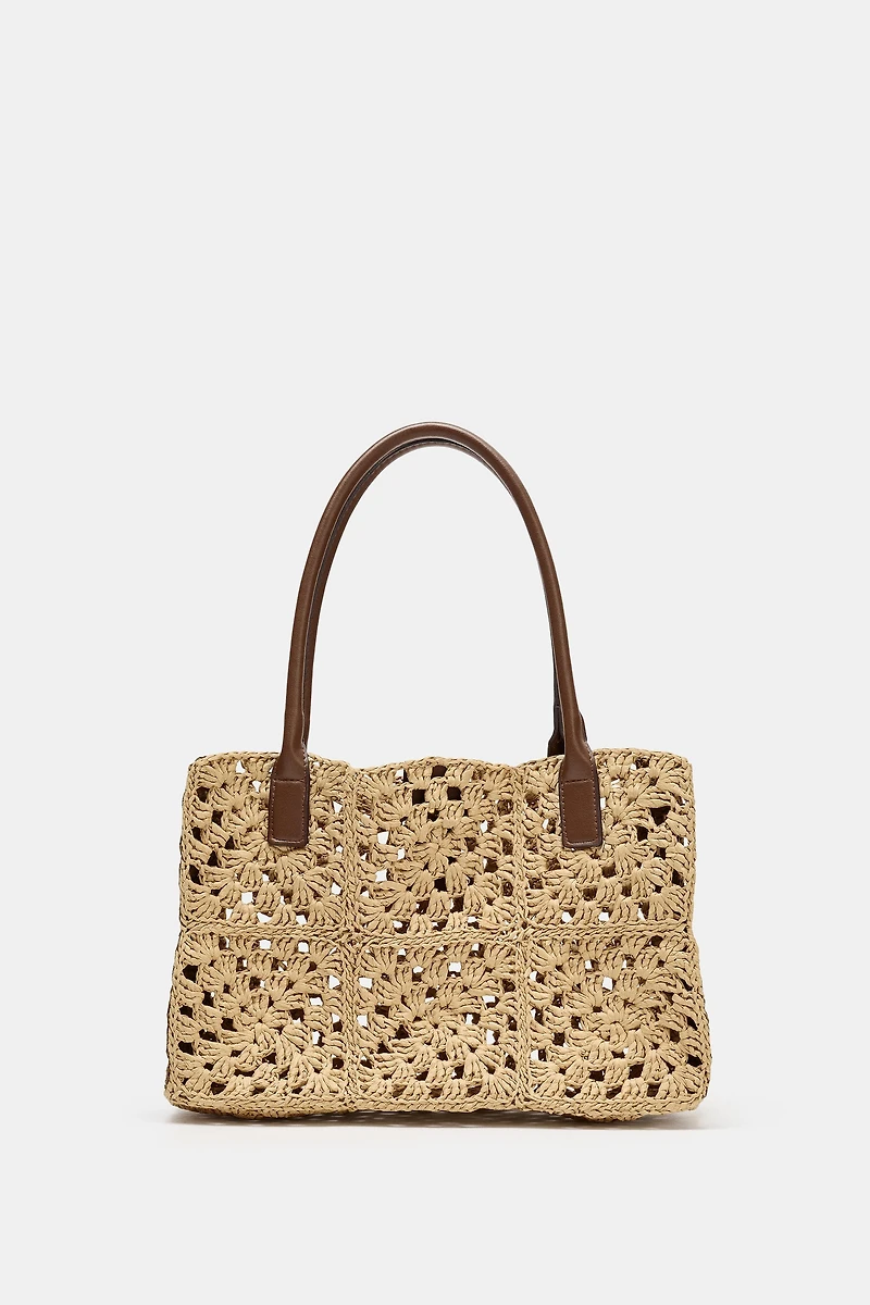 SAC SHOPPER EFFET TRESSÉ