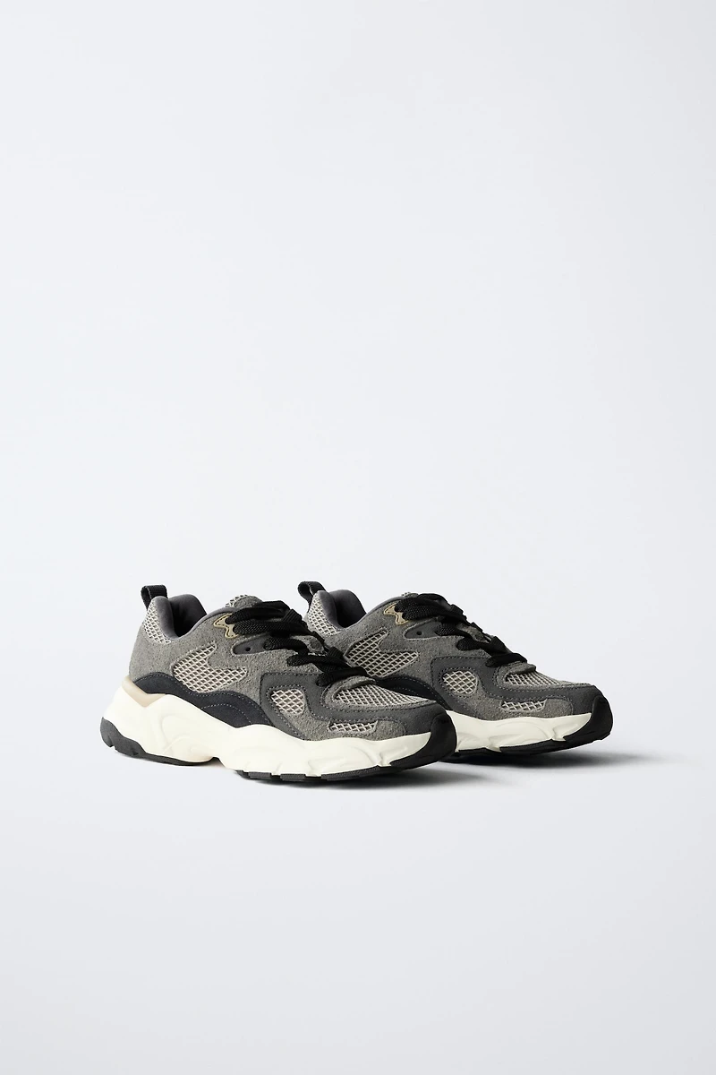 PIECED SNEAKERS