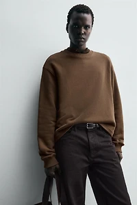 CREWNECK RIBBON SWEATSHIRT