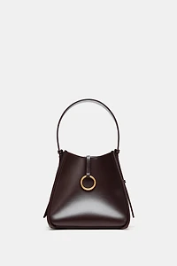 MINI SAC SEAU AVEC ANNEAU MÉTALLIQUE
