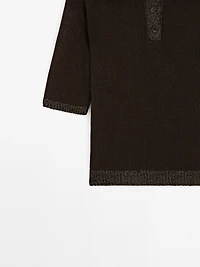 Pull polo col contrastant