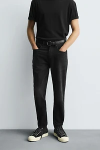 SLIM CROPPED FIT JEANS