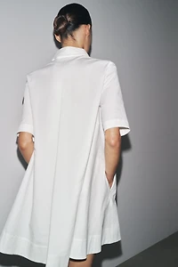 ROBE COURTE EN POPELINE ZW COLLECTION