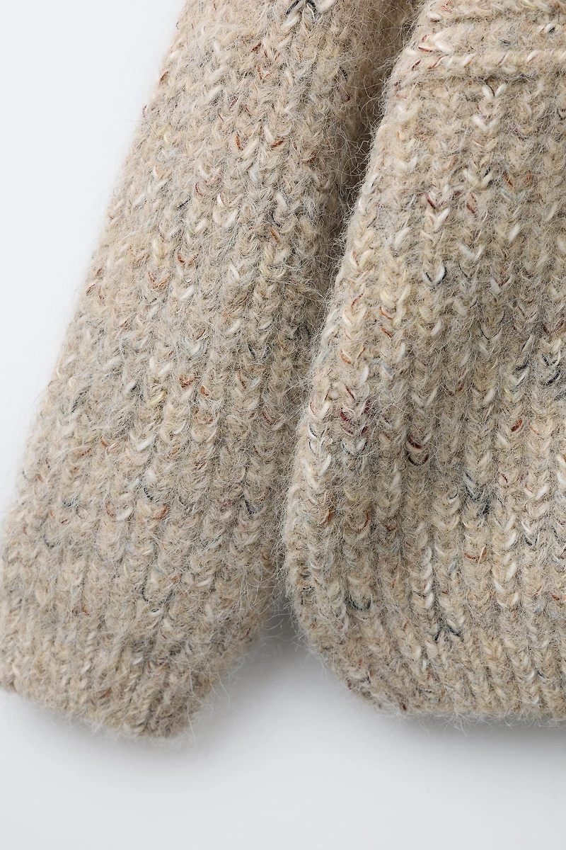 WOOL BLEND KNIT JUMPER