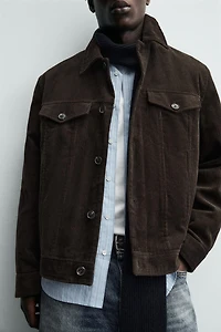 REGULAR FIT CORDUROY JACKET
