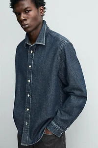 RELAXED FIT DENIM SHIRT