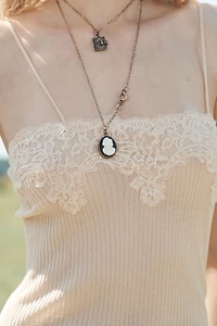 LIMITED EDITION RIBBED LACE TOP