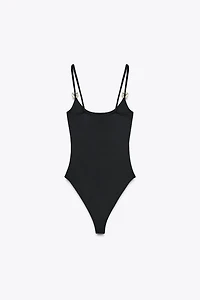 SEASHELL POLYAMIDE BODYSUIT