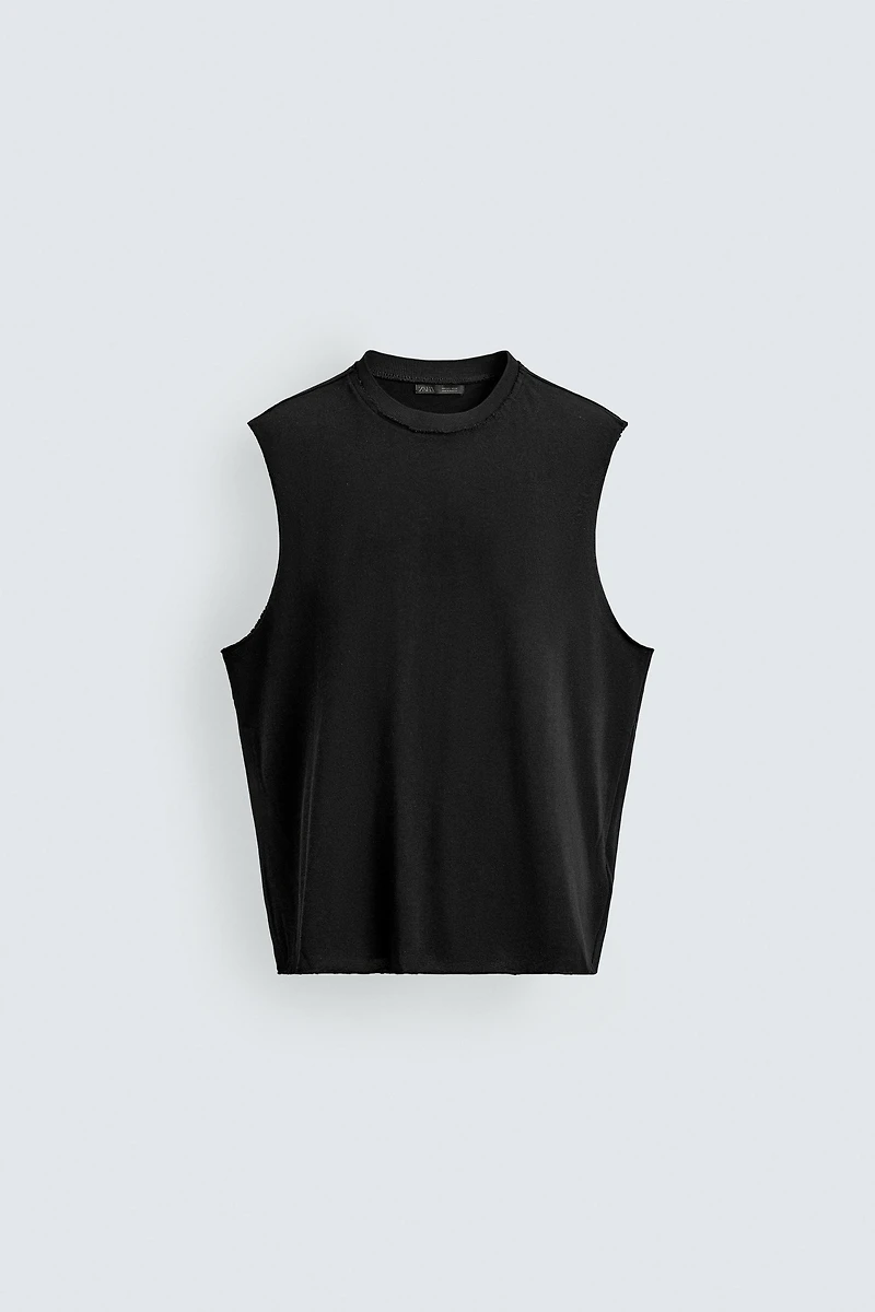 COTTON KNIT TANK TOP