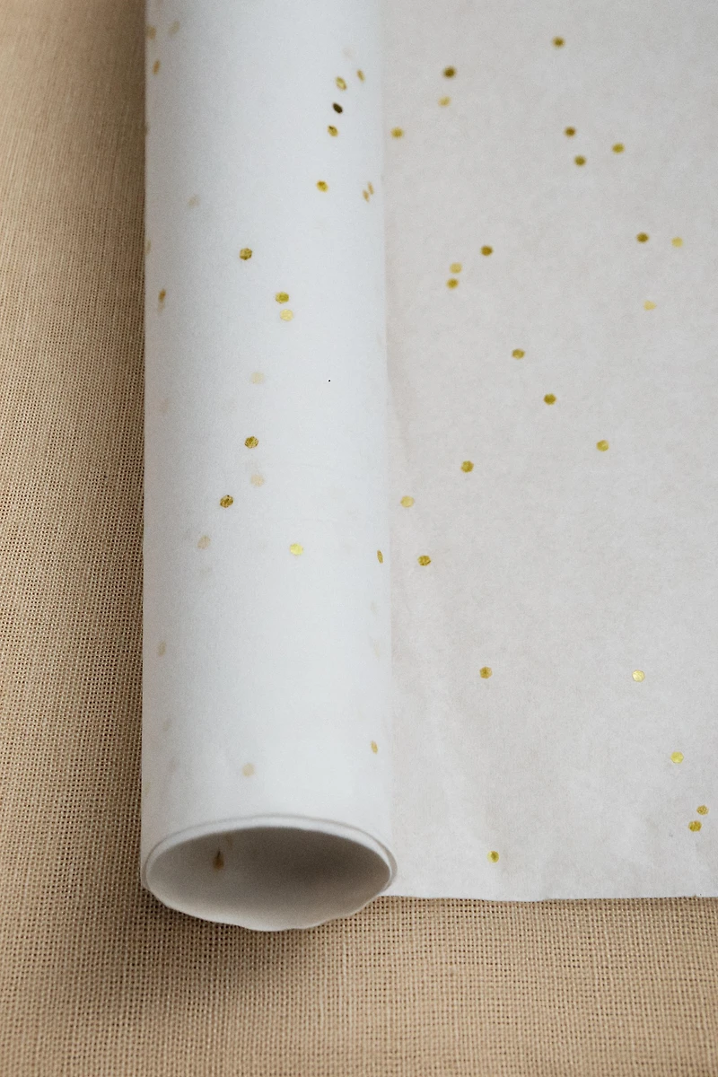 SILK CHRISTMAS WRAPPING PAPER