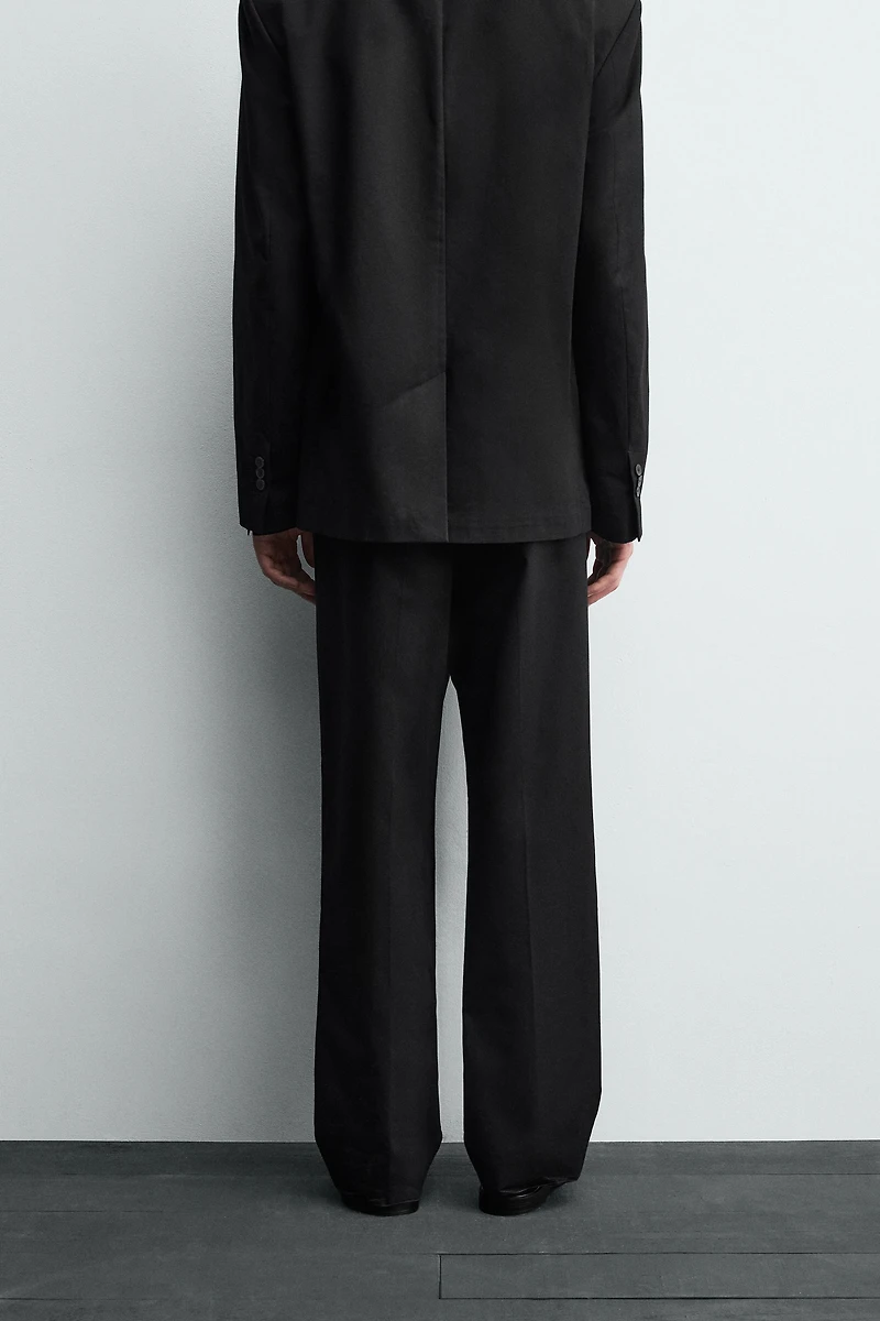 LIMITED EDITION PLEATED SUIT PANTS