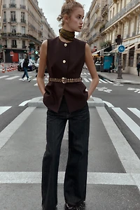 GILET AVEC CEINTURE