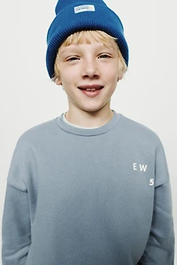 TEXT JOGGING SWEATSHIRT